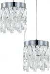 Подвесной светильник (12029/3P Chrome) Indigo Anna V000497 (220V, хрусталь, на проводе)