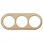 Рамка на 3 поста (светлый бук) (RAMKA 03 WL15 M0) Werkel W0035224 (a050994)