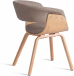Стул VIMTA (mod.8021) (Дерево,Ткань/Светлое дерево,Бежевый) Tetchair арт.21831