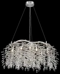 Люстра подвесная Damiana WE184.10.203 (220V, хрусталь, на тросе)