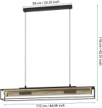 Подвесной светильник Eglo Nohales 43788