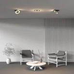 Встраиваемый светильник Maytoni Vector DL102-12W2.7K-B (LED, 220V, круглые)