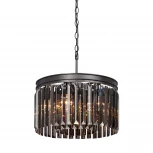 Подвесная люстра Vitaluce V5182-1/6 (220V, хрусталь, на цепи, круглые)