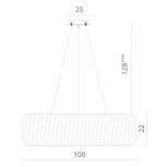 Подвесная люстра Divinare Megan 7568/18 SP-12