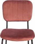 Обеденный стул Tetchair CAROL (Металл,Вельвет/Черный)