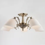 Потолочная люстра Eurosvet 22010 22010/5 античная бронза