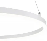 Подвесной светильник Escada Void 10254/1LED 43W White APP (регулировка яркости, 220V, пульт управления, управление смартфоном, на тросе, кольцо)