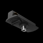 Коннектор для трека Unity черный (однофазный) Maytoni Technical TRA011-1-A-B (220V)