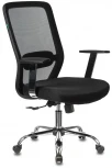 Кресло Бюрократ CH-899SL черный TW-01 сиденье черный TW-11 сетка/ткань крестовина металл хром