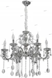 Подвесная люстра MW-Light Селена 482013606