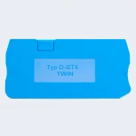 Торцевая заглушка для ЗНИ (синий) Stekker 49271