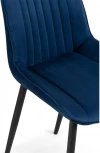 Стул Notta на металлокаркасе Седа К синий / черный 502096