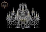 Подвесная люстра Art Classic 11.12 11.12.10+5.300.Gd.Sp (220V, хрусталь, на цепи, подсвечник, свеча)
