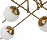 Потолочная люстра на штанге Damask FR5205PL-08BS (220V, шарики)