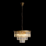 Подвесная люстра каскадная Loft IT Prism Clear 10019/500C (220V, хрусталь, на цепи)