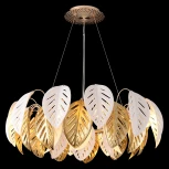 Подвесной светильник Crystal Lux RAMONA SP8 (220V, на тросе, листья)