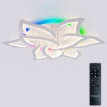 Потолочная люстра светодиодная с пультом ДУ 162W с RGB, белый, LED Natali Kovaltseva Olimp LED LAMPS 81435 (220V)