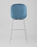 Стул барный Stool Group Beetle со спинкой маренго хромированные ножки УТ000004723