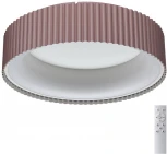 Потолочный светильник круглый Sonex Sharmel 7714/56L металл/акрил/белый/мокко LED 56Вт 3000-6500К D460 IP20 пульт ДУ (220V, круглые)