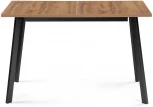 Стол раскладной Notta Колон Лофт 120 25 мм черный матовый / дуб вотан 489606