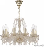 Подвесная люстра Bohemia 112 112/10/165 G V0300 (220V, подвески, на цепи, подсвечник, свеча)