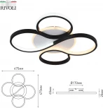 Потолочная люстра Rivoli Lori 6103-101