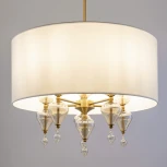 Потолочная люстра на штанге Freya Raise FR5369CL-05BS1 (220V, круглые)