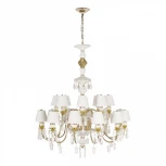 Подвесная люстра ярусная Loft It Grace 10203/12+8 White (220V, подвески, на цепи)