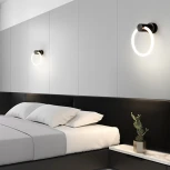 Настенный светильник Damon Wall Black Imperiumloft Damon-Wall01 (230099-23) (LED, кольцо)