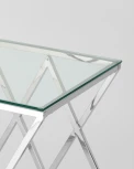 Журнальный стол Stool Group 55*55 ИНСИГНИЯ серебро УТ000001506