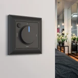 Рамка на 1 пост (черный матовый) W0012208 (a051022)