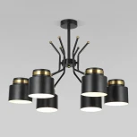 Умная потолочная люстра Eurosvet Batler 70133/6 черный