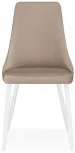 Обеденный стул Notta Лана (Металл/Велюр, Белый/Бежевый) 553580