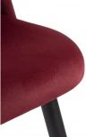 Стул Woodville на металлокаркасе Gabi 1 wine red / black 15379