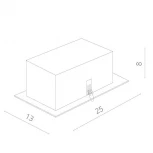 Встраиваемый точечный светильник Arte Lamp Cardani Piccolo A5941PL-2BK (220V)