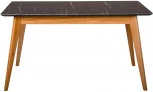 Стол R-Home Лунд раскладной 120-160 БУК-Мрамор Графит