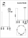 Подвесной светильник ST Luce Kendo SL1213.703.06