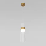 Подвесной светильник Lumen 50244/1 LED латунь/прозрачный (220V, на проводе)