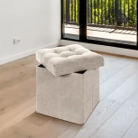 Пуфик Dreambag складной Светло-Бежевый Велюр 13583