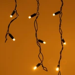 Светодиодная гирлянда ARD-EDGE-CLASSIC-2400x600-BLACK-88LED-FLASH Warm/Warm (230V, 6W) (IP65)