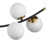 Люстра подвесная Nuvole V000087 (11002/7P Black) (220V, на тросе, шар)