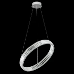 Подвесной светильник Citilux Чезаре CL338161 (регулировка яркости, LED, 220V, хрусталь, пульт управления, на тросе, кольцо)