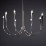 Потолочная люстра на штанге Freya Branches FR5253PL-08N (220V, свеча)