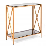 Консольный стол AllConsoles 1033-CG grey золотой