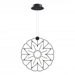 Подвесной светильник Maytoni Volare MOD037PL-L16B (LED, 220V, на тросе, цветы, круглые)