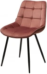 Стул MIAMI G062-23 пепел розы, велюр / черный каркас M-City 628M04299