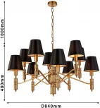 Подвесная люстра Favourite Flagship 2933-10P