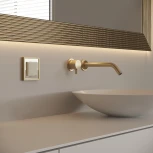 Рамка на 1 пост Baguette (айвори/латунь) Werkel W0012851 (a060233)