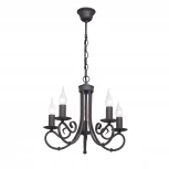 Подвесная люстра Vitaluce V3407/5 (220V, ковка, на цепи, свеча)