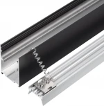 Профиль LINE-5075-HONEYCOMB-2000 BLACK (Arlight, Алюминий) 044874